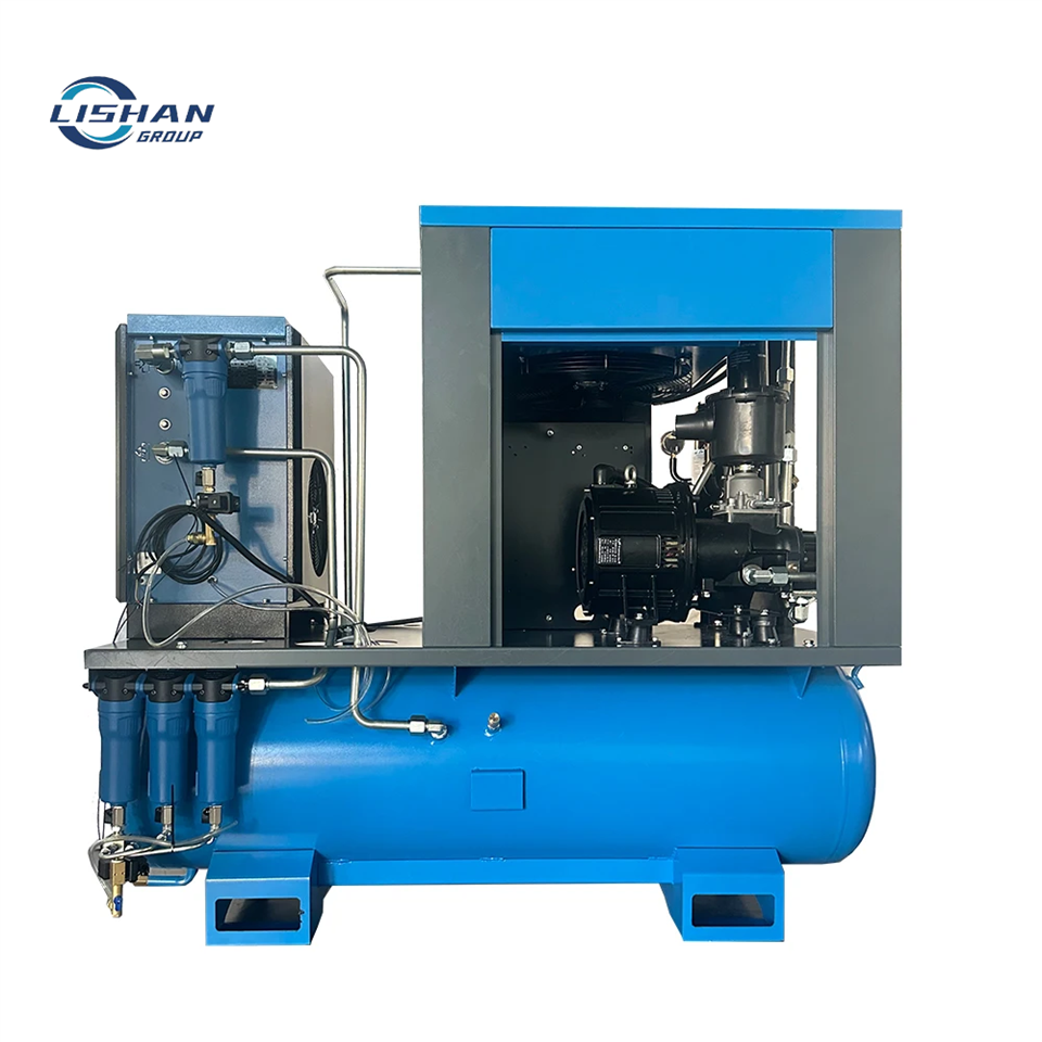 Integrated Screw Air Compressor All in One factory