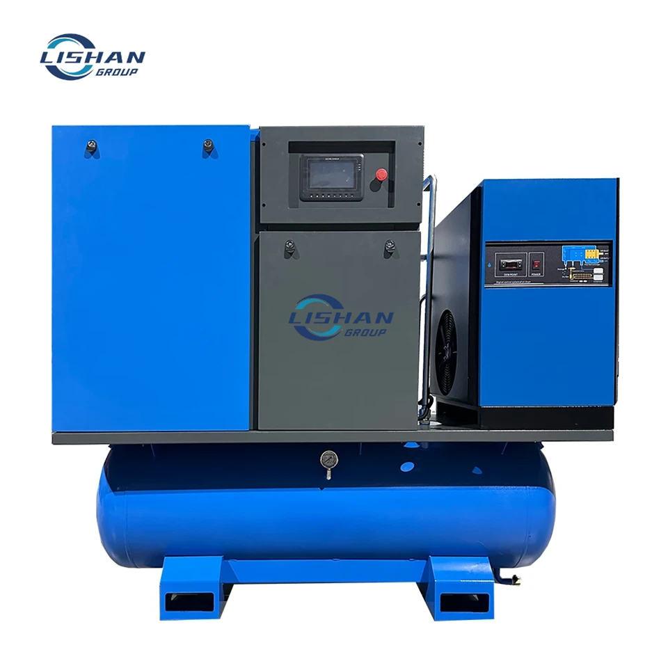 Integrated Screw Air Compressor With Air Dryer 22kw 30hp 4 in 1 Air Compressor